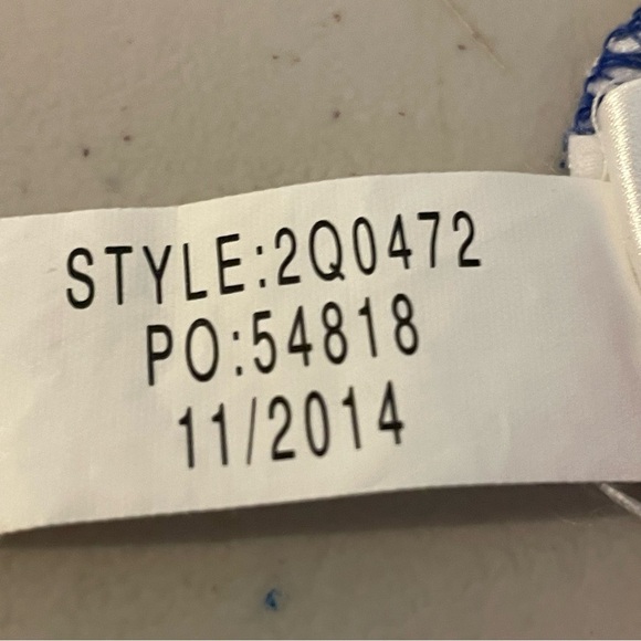 Vineyard vines Blue and White Patterned Dress crew neck 3/4 length sleeve  sz S - Picture 7 of 7